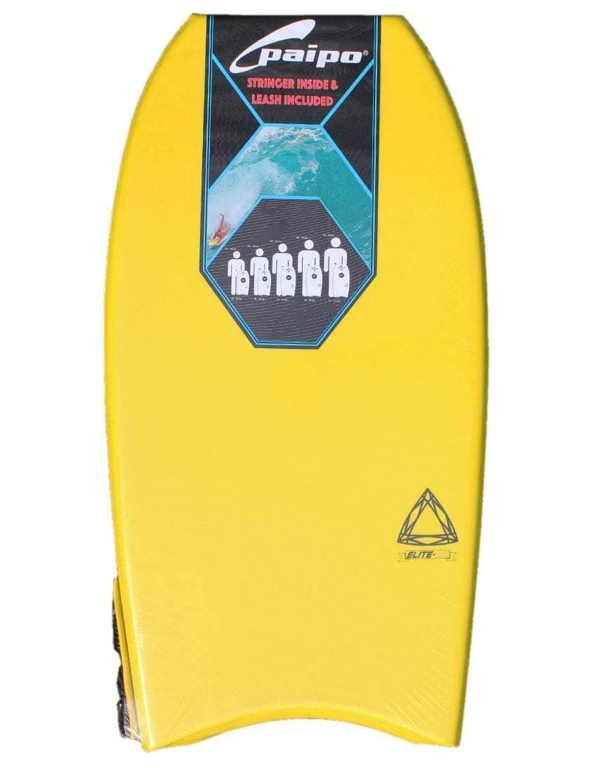 Paipo Elite 40" PE (3 Colours) Bodyboards Paipo Yellow 