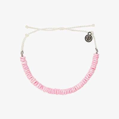 PINK PUKA SHELL CORD BRACELET Jewellery Pura Vida 