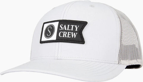PINNACLE 2 RETRO TRUCKER - Grey Men's Hats,Caps&Beanies Salty Crew 