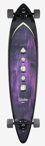 Pintail 44" -Purple/Shape Faze Skateboards Globe 