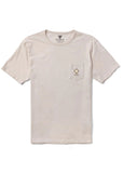 Psycho Surf Organic Pocket Tee - Bone Men's T-Shirts & Vests Vissla 