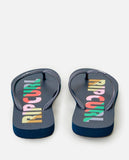 Rainbow Surf Revival Flip Flops - Navy Women's Flipflops,Shoes & Boots Rip Curl women 