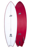 RNF '96 5'8" (Red) Surfboard Lost 