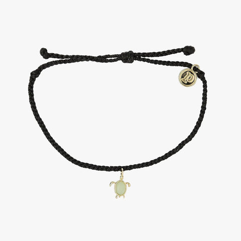 Sea Turtle Gold Charm Bracelet Jewellery Pura Vida 