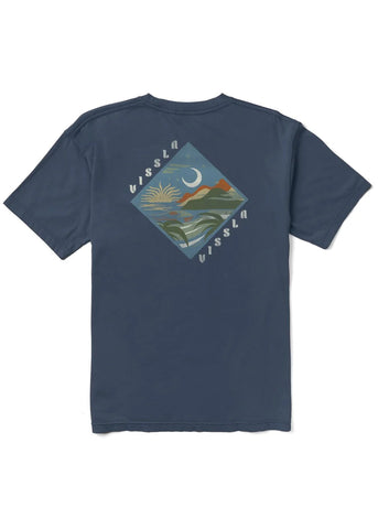 Seascape Organic Tee - Dark Denim Men's T-Shirts & Vests Vissla S 