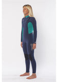 Sisstr Seven Seas 3/2 Wetsuit with Chest Zip - Strong Blue (2022) Wetsuits Sisstrevolution 