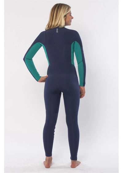 Sisstr Seven Seas 3/2 Wetsuit with Chest Zip - Strong Blue (2022) Wetsuits Sisstrevolution 