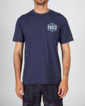 SKIPJACK PREMIUM S/S TEE - Navy Heather Men's T-Shirts & Vests Salty Crew 