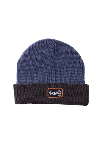 Solid Sets Eco Beanie - Dark Denim Men's Hats,Caps&Beanies Vissla 