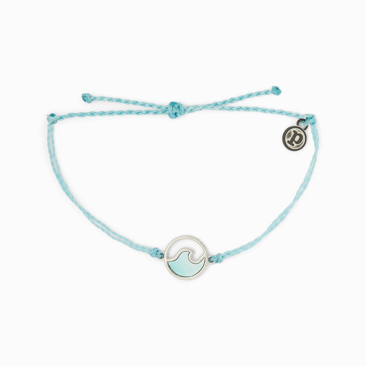 Stone Wave Charm Jewellery Pura Vida Crystal Blue 