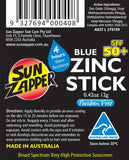 Sun Zapper Blue Zinc Stick SPF 50+ Sun Cream Sun Zapper 