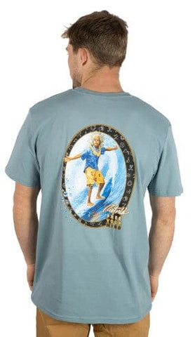 Surfin AI Classic T-Shirt - Citadel Blue Men's T-Shirts & Vests Rietveld S 