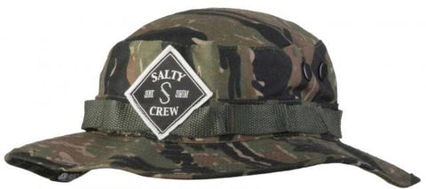 Tippet Patched Bucket Hat - Tiger Camo Men's Hats,Caps&Beanies Salty Crew 