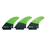 Tri Set Large Green Fins Lib Tech 