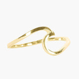 Wave Ring - Gold Jewellery Pura Vida 6 Gold 