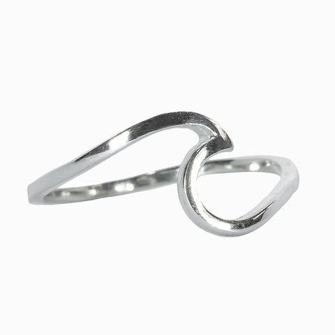 Wave Ring - Silver Jewellery Pura Vida 6 Silver 